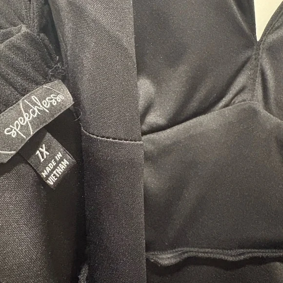 Black Hi-Lo 1X Dress - Picture 8 of 11